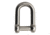 Extreme Max Boattector Stainless Steel D Shackle With No Snag Pin, 3/8in, 3006.8399