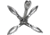Extreme Max Boattector Stainless Steel Folding/Grapnel Anchor, 1.5lbs., 3006.6672