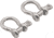 Extreme Max Boattector Stainless Steel Marine Anchor Shackle, 5/16in, 3006.6614
