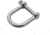 Extreme Max Boattector Stainless Steel Wide D Shackle, 5/16in, Pack of 4, 3006.8228.4