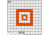 EZ-Aim 12in Square Paper Shooting Targets, Sight-In Grid, 12-Pack, Orange &amp; White, 15495