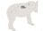 EZ-Aim 15574 Shooting Silhouette Coyote 0.38 Thickness White