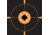 EZ-Aim Adhesive Paper Splash Shooting Targets, Crosshair Bullseye, 12-Pack, Black/Orange, 12 in x 12 in, 15376