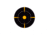 EZ-Aim Adhesive Splash Bullseye Target, Orange, 6X6, 15255