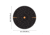 EZ-Aim Allen Adhesive Paper Splash Shooting Targets Bullseye 12in Square Black/Orange 100/ct, 15305