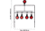 EZ-Aim Deflector Resetting Spinner Target System, Black/Red, 16 in x 22.5 in, 15340
