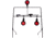 EZ-Aim Deflector Resetting Spinner Target System, Black/Red, 16 in x 22.5 in, 15340