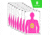 EZ-Aim EZ Aim Fun In The Pink Silhouette Paper Shooting Target, 12in x 18in, 8-Pack, Pink, 15646