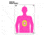 EZ-Aim EZ Aim Fun In The Pink Silhouette Paper Shooting Target, 12in x 18in, 8-Pack, Pink, 15646