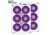 EZ-Aim Fun Group Paper Shooting Targets, 12inW x 18inH, 8-Targets, Multi, 15643
