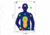 EZ-Aim Fun Shot Commander Paper Shooting Targets, 23inW x 35inH, 3-Pack, Multi, 15654