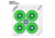 EZ-Aim Fun Triggering More Fun Paper Shooting Targets, 12inW x 12inH, 9-Pack, Multi, 15640
