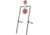 EZ-Aim Hardrock AR500 Round Spinner Targets and Stand, Rimfire Rounds, Centerfire Pistols, White/Red/Black, 7.375W x 21.75H, 15344