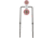 EZ-Aim Hardrock AR500 Round Spinner Targets and Stand, Rimfire Rounds, Centerfire Pistols, White/Red/Black, 7.375W x 21.75H, 15344