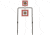 EZ-Aim Hardrock AR500 Square Spinner Targets &amp; Stand, Rimfire Rounds &amp; Centerfire Pistols, White/Red/Black, 9.5W x 22.75H, 15365