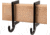 EZ-Aim Horizontal Steel Gong Shooting Target Hanging Hook, 2-Pack, Black, 15571