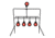EZ-Aim Metal Resetting Target Set For Plinking, Black, 15285