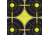 EZ-Aim Non-Adhesive Paper Splash Shooting Targets, 6 Spot Bullseyes, 8-Pack, Black/Chartreuse, 12 in x 18 in, 15355