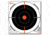 EZ-Aim Paper Bullseye Target, Black, 8X8, 15246