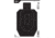 EZ-Aim Paper Shooting Targets, IPSC Silhouette, Peel Away Target Pad, 12inW x 18inH, 50-Pack, Black/White, 15551-50