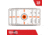 EZ-Aim Rigid Paper Shooting Targets, Sight-In Grid, 10-Targets Per Pack, Orange/White, 15576