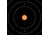 EZ-Aim Splash Reactive Adhesive Paper Shooting Targets, Bullseye, 12in Square, 3-Targets Per Pack, Black/Orange, 15580