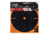 EZ-Aim Splash Reactive Adhesive Paper Shooting Targets, Bullseye, 12in Square, 3-Targets Per Pack, Black/Orange, 15580
