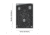 EZ-Aim Splash Reactive Paper Shooting Targets, Silhouette, 12.5inW x 18.25inH, 100-Pack, Black/Gray, 15307