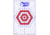 EZ2C Targets OP Exclusive EZ2C Targets Style H14B, Red/Blue, 25 Pack, EZ2CH14B