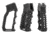 Watchtower Firearms Skeletonized Grip Style 2 With Finger Grooves, Black, GRP-ST2