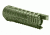FAB Defense AR-15 Polymer 3 Rail Handguard Gun Grip, OD Green, FX-FGR3G
