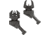 FAB Defense Top Mounted Deployable Front and Rear Sight for Right Hand, Black, fx-frbsosb