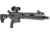FAB Defense Top Mounted Deployable Front and Rear Sight for Right Hand, OD Green, fx-frbsosg