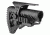 FAB Defense GLR16 with a GCP Cheek Riser and GPCP Picatinny Rail Adaptor, Black, FX-GLR16PCP