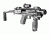 FAB Defense KPOS 2nd Gen for Springfield XD Handguns W/UAS Stock, Black, KPOSG2DXD