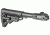 FAB Defense M4 Folding, Collapsible Buttstock for AK47 - Polymer Joint, Black, FX-M4AKP