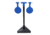FAB Defense RTS Dual Swinging Racket Reactive Target System, Blue 5001005