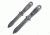 FAB Defense Set Of 2 Polymer Daggers, Black LO-2 (B)