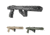 FAB Defense UAS-R Ruger 10/22 UAS Precision Stock Conversion Kit, Black, Flat Dark Earth, OD Green
