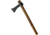 Factory X Frankish Axe, 6.5 black finish carbon steel axe head with 2.5 , Brown wood handle, XN310J