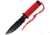 Factory X Low Profile Biohazard Fixed Knife, Red Camo FXKB3001