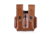 Falco Holsters Baldwin - Timeless OWB Double Magazine Pouch with Flap, 7338