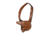 Falco Holsters Carroll - Timeless Leather Horizontal Shoulder Holster with Counterbalance for Guns with Lasers or Lights - Convertible to OWB, 7343