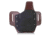 Falco Holsters KYDEX BELT HOLSTER ON LEATHER PLATFORM FOR GUN WITH LIGHT, 6203