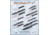 Fallkniven Advertising Poster Promo, Color Artwork Of The Line Of Knives, FNP