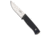 Fallkniven Fallkniven F1/G3 Fixed Blade Knife Black Polymer 4" Satin, Black, VG7, adult, BHQ-178202