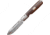 Fallkniven Gentleman's Linerlock Folding Knife, 3in Satin Laminate Cobalt Steel Spear Point Blade, Ironwood Handle, GPDI