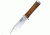 Fallkniven NL4, Leather Handle, Plain, Leather Sheath FK-NL4L