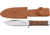 Fallkniven No 4 Frej Fixed Blade Knife, 5.125in, Stainless Blade, Stacked Leather Handle FNNL4