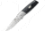 Fallkniven PXL Linerlock Black Micarta Folding Knife, 3.38 satin finish 3G steel blade, Black micarta handle, PXLBM